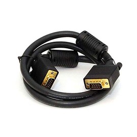 Monoprice 102898 3-Feet Super VGA Male to Male Monitor Cable with Ferrites