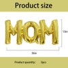 HADCKJA Letter Balloons Golden Mom Balloons Mother's Day Balloons Conjoined