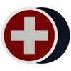 Circular Switzerland Flag Embroidered CH Patch Swiss Round National Badge