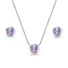 B. BRILLIANT Sterling Silver Amethyst 5mm Round Bezel-Set Solitaire Small