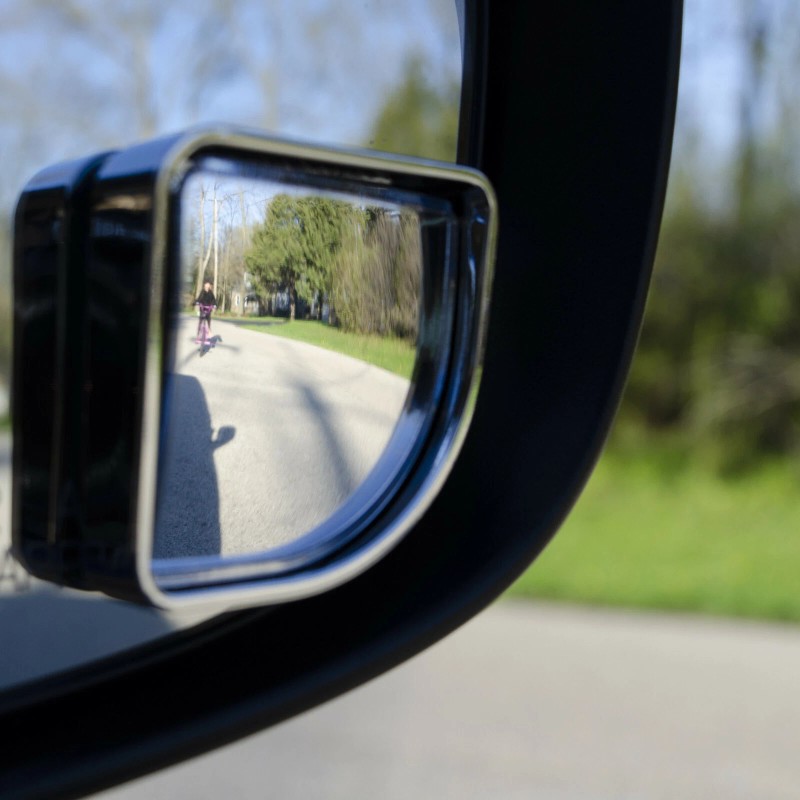 Auto Drive 2-PK SQUARE BLIND SPOT MIRRORS PUSH & ADJUST