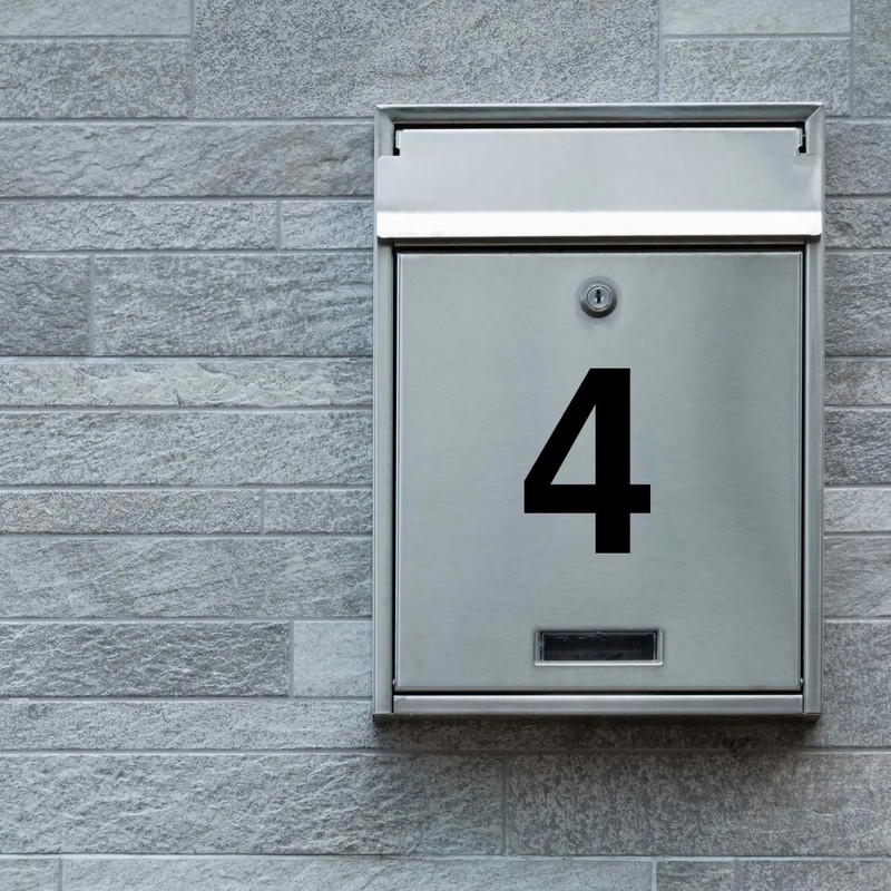 Number Sticker Number Letter for Gluing Number 10 cm Number