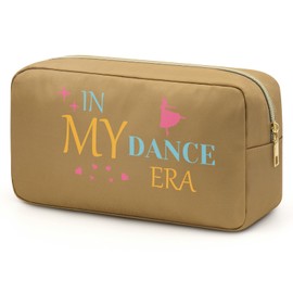 Dancer Gift Dancer Makeup Bag Dance Themed Gifts Dance Bag Stuff for Women Dance Team Coach Teacher Gifts Dance Teacher Appreciation Gifts Dance Lover Gift Graduation Gift for Dance Students