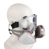 Reusable Half Face Cover Half Facepieces Cover with Safety Glasses