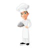 Advanced Graphics Cartoon Chef Life Size Cardboard Cutout Standup