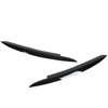 Pair Car Headlight Eyebrows Left Right Glossy Black Modification Replacement