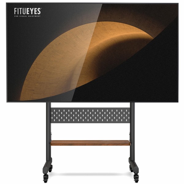 FITUEYES Rolling TV Stand for 40-85inch TV, Portable TV Stand