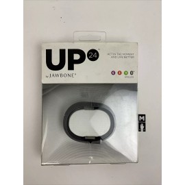 Jawbone Up 24 Jawbone Activity Sleep Tracker Fitness Medium Wristband Black Wireless Cw