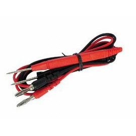 VELLEMAN - TLM2 411223 100 Length Test Lead Set with Banana Plugs - Red/Black