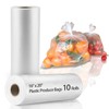 PAPRMA 16 x 20” Food Storage Bags 10 Rolls, Clear