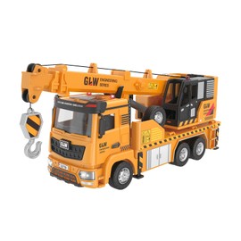GLW Large Construction Toy – 1:40 Alloy Simulation Model, Realistic Lights & Sounds, Educational Engineering Vehicle for Ages 3-8, Boys and Girls