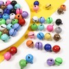 Toaob 64 Pieces Bells Metal Bells 14 mm Colourful for