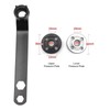 4 Claw Angle Grinder Wrench Nickel Cr Steel Adjustable Spanner