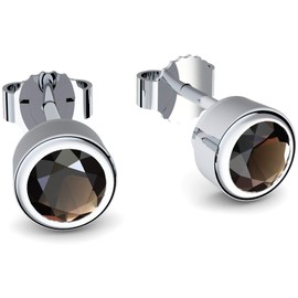 925 Silver earrings Amethyst and with Luxury Case and Amethyst Earrings Silver Amethyst Earrings Silver – Whisper Love Amoonic COMB03 (925 silver) Rauchquarz