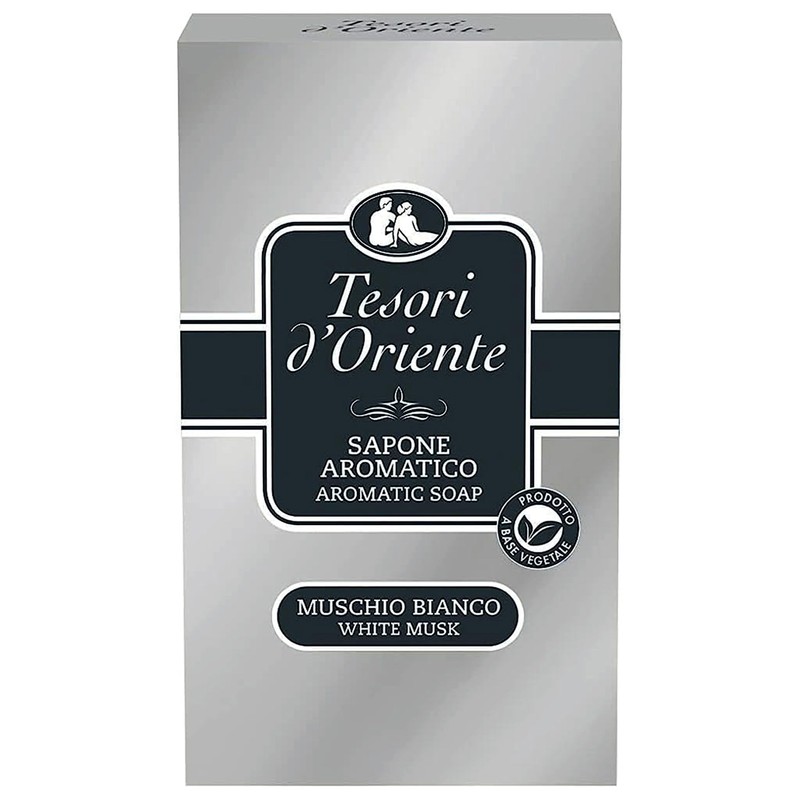 Tesori d'Oriente Muschio Bianco Cube Soap 125 g Pack of