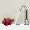 My First Red Triceratops Dinosaur Natural Rubber Teether or Bath