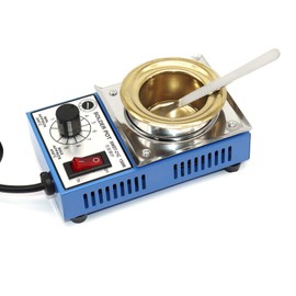 50mm 110V 150W Lead-Free Solder Pot with 500g Capactity & BGA Solder Paste Scraper for Welding and Soldering Bath
