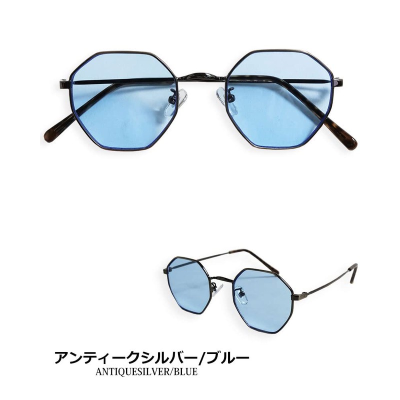 Quintet 28-ty-3551 Octagon Sunglasses, Men's, Women's, Date Glasses, Octagonal, UV