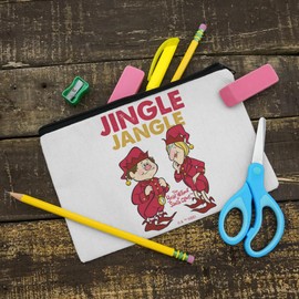 GRAPHICS & MORE Year Without a Santa Claus Jingle Jangle Pencil Pen Organizer Zipper Pouch Case