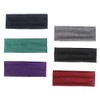 6 Pieces Yoga Cotton Headbands, Elastic Head Bands for Teans