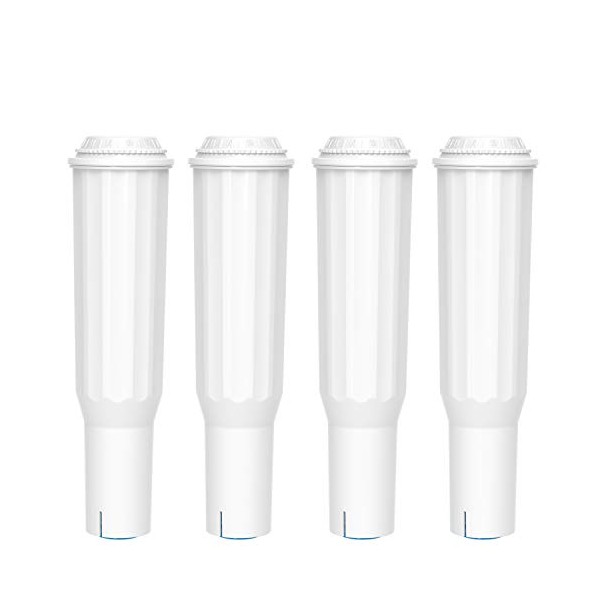 4 packs Coffee Water Filters Compatible with Jura Clearyl White 68739, 7520, 64553, 60209 -Including Various Models of Capresso, Impressa