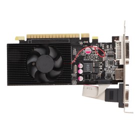 Desktop Graphics Card 4GB GDDR3 128bit 650/5000MHz Quiet Cooling Fan All Solidstate Low Profile GPU for M ITX Chassis 4GB GDDR3