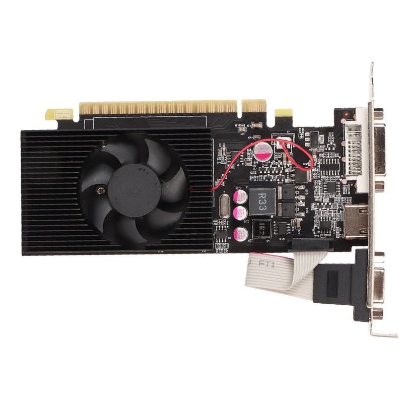 Desktop Graphics Card 4GB GDDR3 128bit 650/5000MHz Quiet Cooling Fan