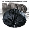 Hzemci Spare Tire Cover, Oxford Waterproof Sun Protectors for, Trailer,