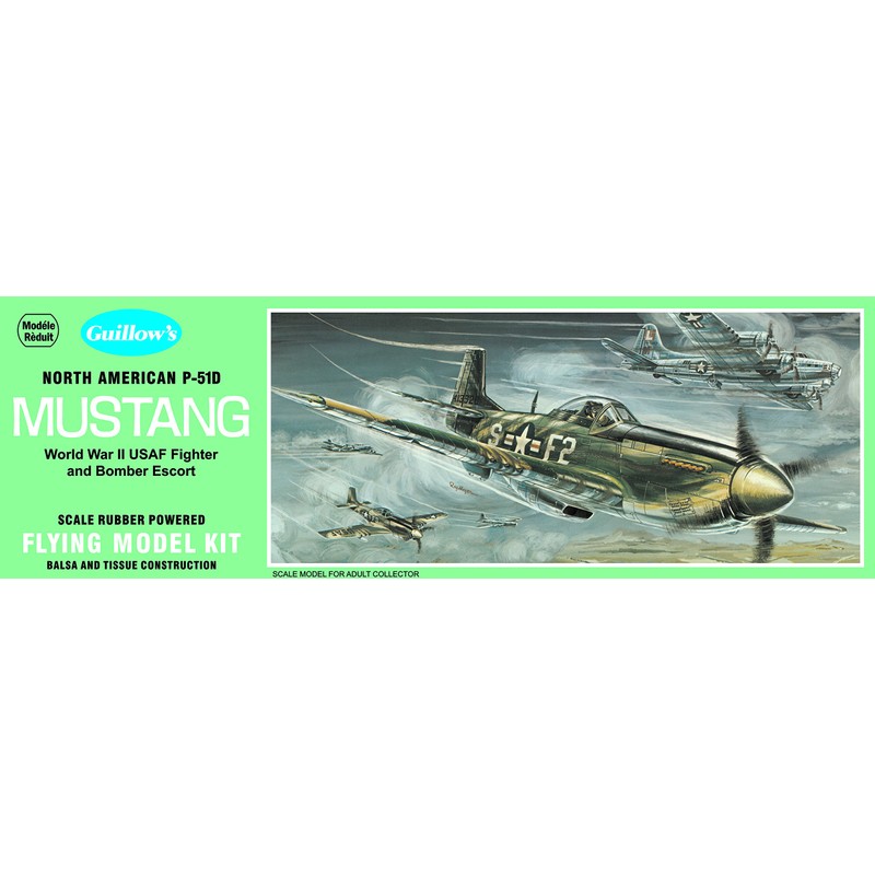 Guillow's North American P51D Mustang Model Kit