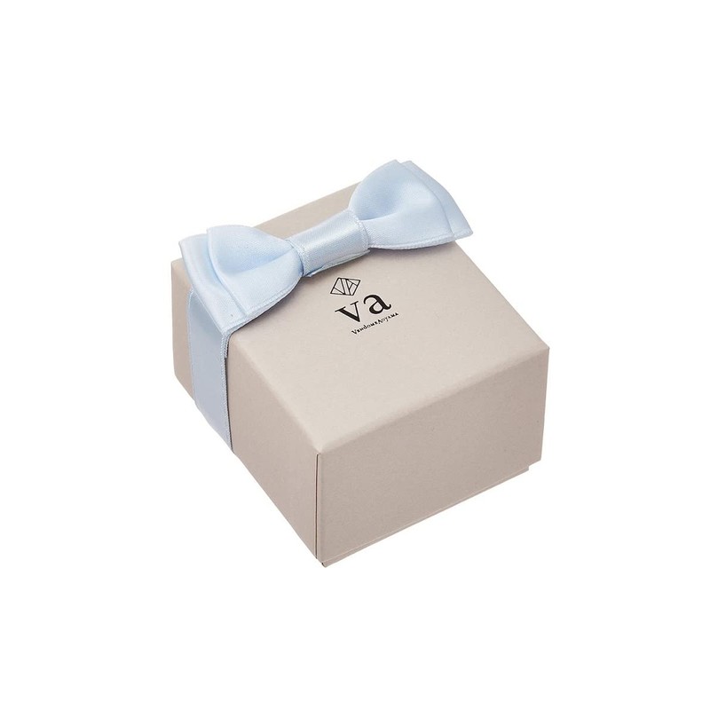 VA VENDOME AOYAMA SV925 GS_N023140CZ Drop Motif Necklace, Silver