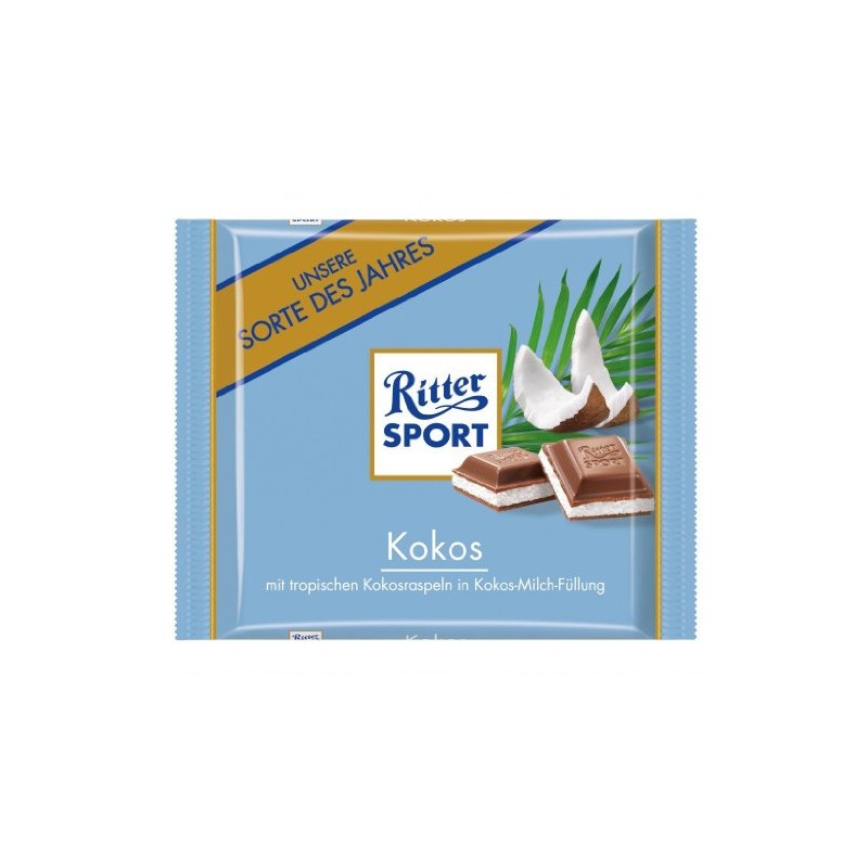 Ritter Sport Coconut (5 x 100 g)