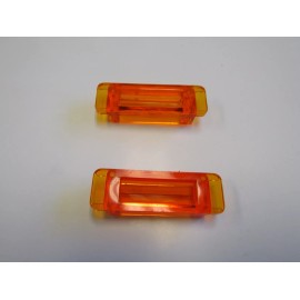 Vans Fits  68 69 Charger Dodge Hood Turn Signal Lenses Lens Pair 1968 1969 NEW