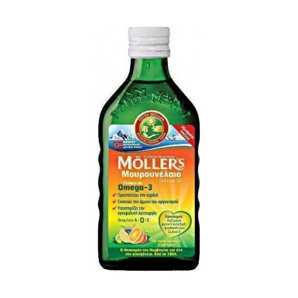 MOLLERS COD LIVER OIL NATURAL SOURCE OF OMEGA 3 FATTY