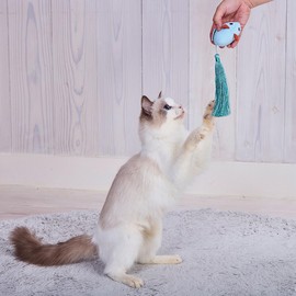 ADD. MATE Cat Toy Long Tail Mouse Tassel Tail