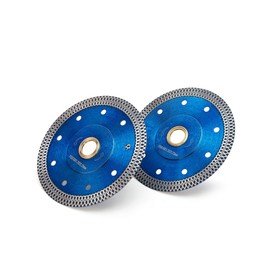 2Pcs/Lot 4.5 Inch Super Thin Diamond Tile Blade Porcelain Cutting Blade for Cutting Granite Marble Ceramics Porcelain Tiles (4.5"-2pcs)