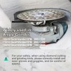 LEKOMESH Tile Blade 5"/125mm - Double-Sided Diamond Saw Blade Cutting