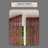 Innovative Brent Swing Arm Window Curtain Rod, Nickel - 1/2"