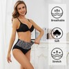 MEIDAYAI Womens Underwear Cotton Tummy Control High Waisted Underwear Soft