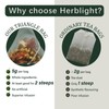 Herblight Sleep Support Tea – 100% Natural Blend with Ashwagandha,