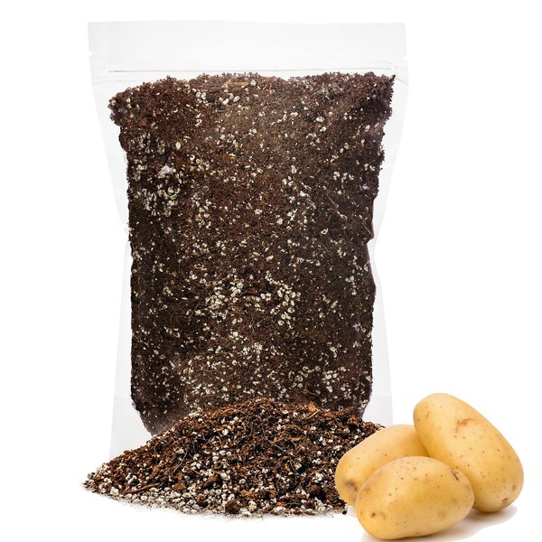 GARDENERA Premium Organic Potting Soil Blend for Potatoes - Perfect