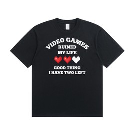 InnoBeta Funny Gamer Gifts Shirt Unisex Adults T-Shirt for Birthday, Christmas - L Black