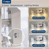 Amico Bathroom Vanity Lights, 3 Lights Brushed Nickel Bathroom Lighting