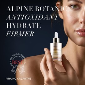 VRAIKO Gua Sha Face Oil Serum | 1st High-Altitude Calanthe Orchid Product | Detox, Plump, Anti-Oxidant, Soothing | Alpine Botanic, Cruelty Free, Natural, 1 fl oz (30ml)