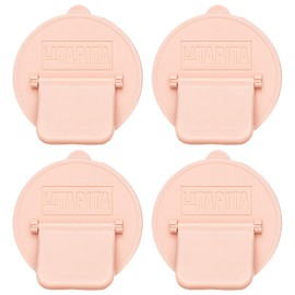Plastic Caps for cans - Premium soda can lids - Can Cover For Standard Size Drink - Must-have Beach Accessories - Accessories for Soft Drinks - Reusable Fizz Lids - BPA Free - 4 pack (Pale Pink)