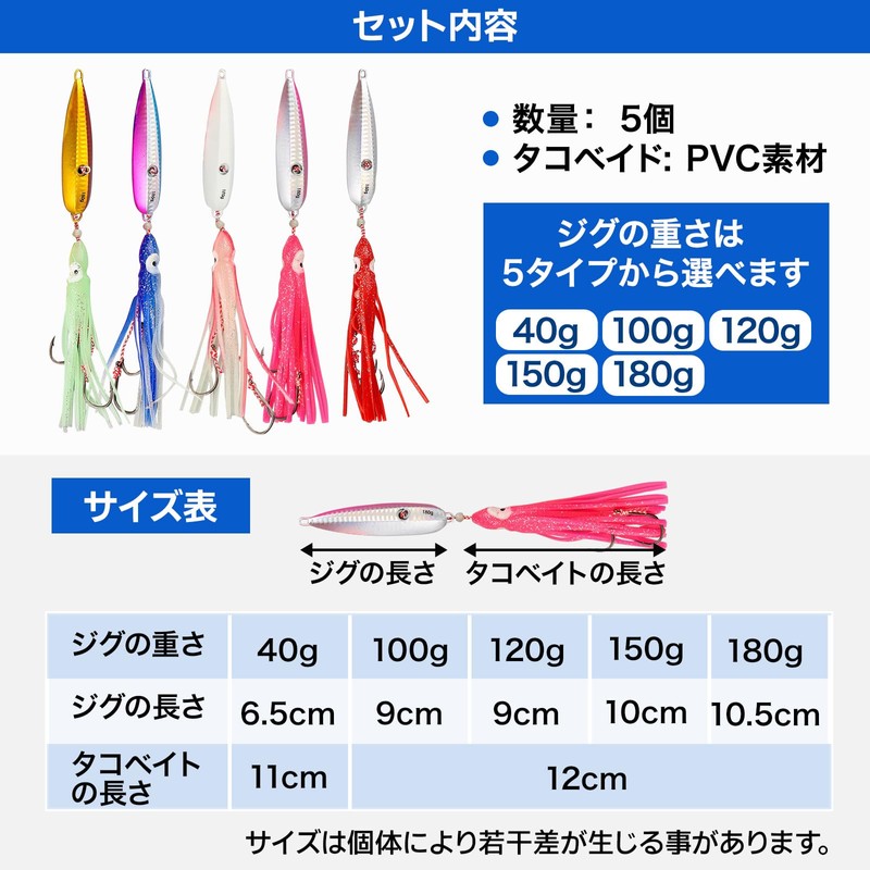 UB-Lab. Fishing Octopus Bait & Inchek, Salmon, Shrimp, Sardine, Flounder,