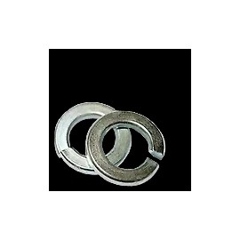 Unbranded 7/16" Regular Split Lock Washers, Zinc Cr+3, 25 Pack