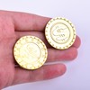 ieron Faux Gold Coins 100pcs Artificial Treasure Coins Money Props