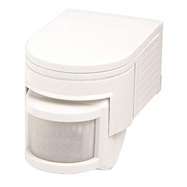 Robus R180-01 White IP44 PIR Movement Sensor 180 Degree Outdoor PIR 1000W. LED COMPATIBLE