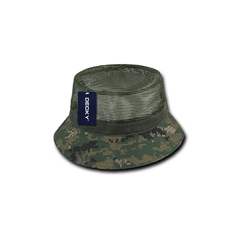 DECKY Mesh Bucket Hat, Marine Digital, Small/Medium
