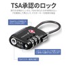 Fosmon (Set of 2) TSA Lock, Wire Type, Padlock, Key,